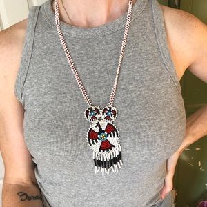 Native American Beaded Eagle Necklace✨🦅